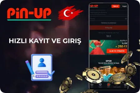 Hızlı kayıt ve giriş